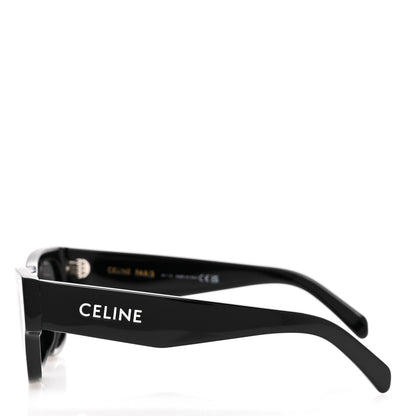 Celine Acetate Cat Eye Sunglasses CL40197U Black 3 of 8