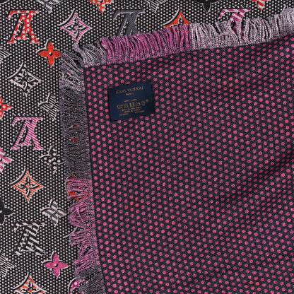 Louis Vuitton Wool Silk Monogram Shawl Multicolor 3 of 3