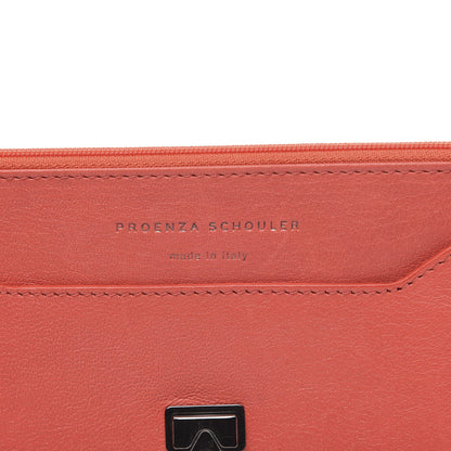Proenza Schouler Lambskin PS1 Large Chain Wallet Deep Coral 6 of 12