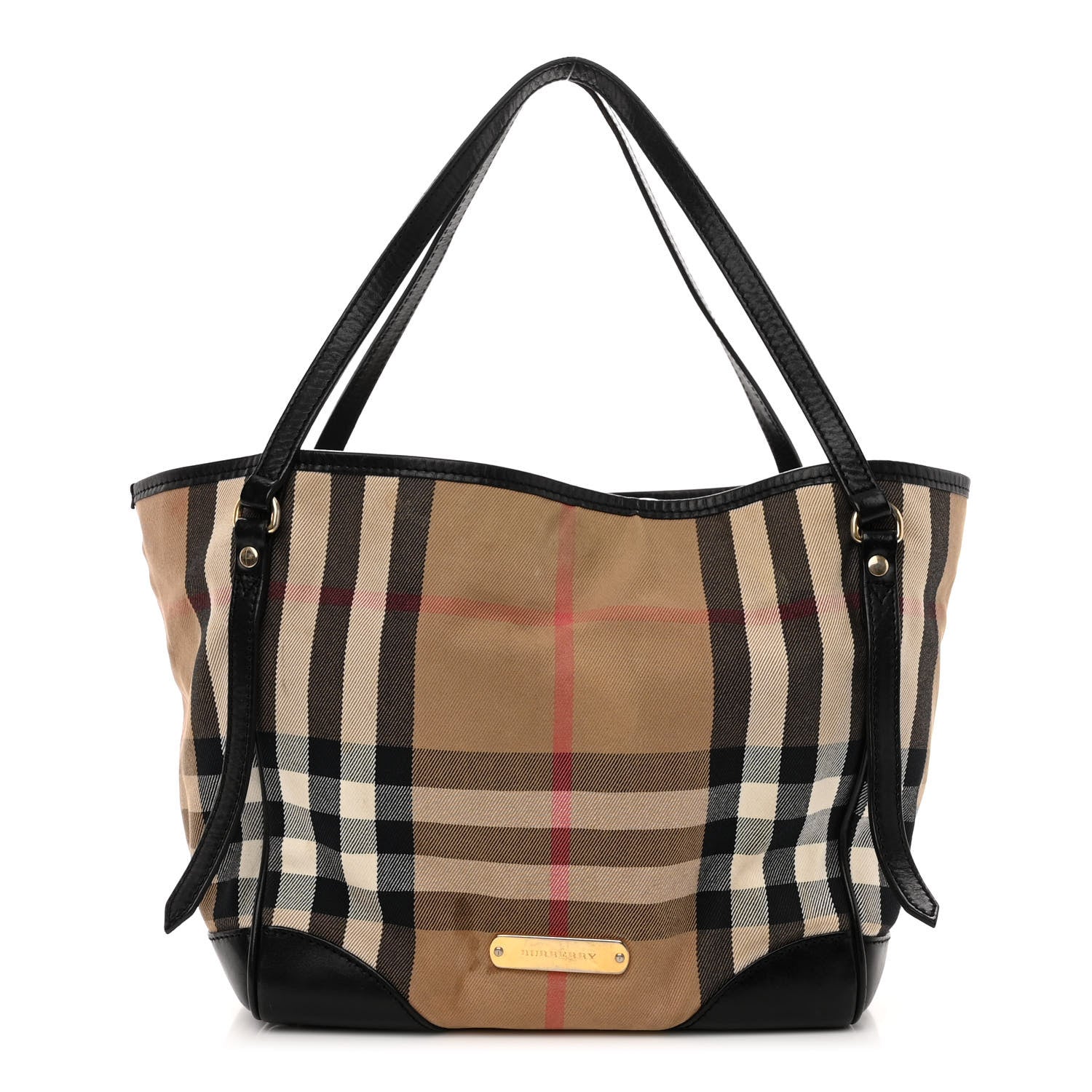 Burberry House Check Canterbury Tote Black 1 of 12