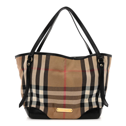 Burberry House Check Canterbury Tote Black 1 of 12