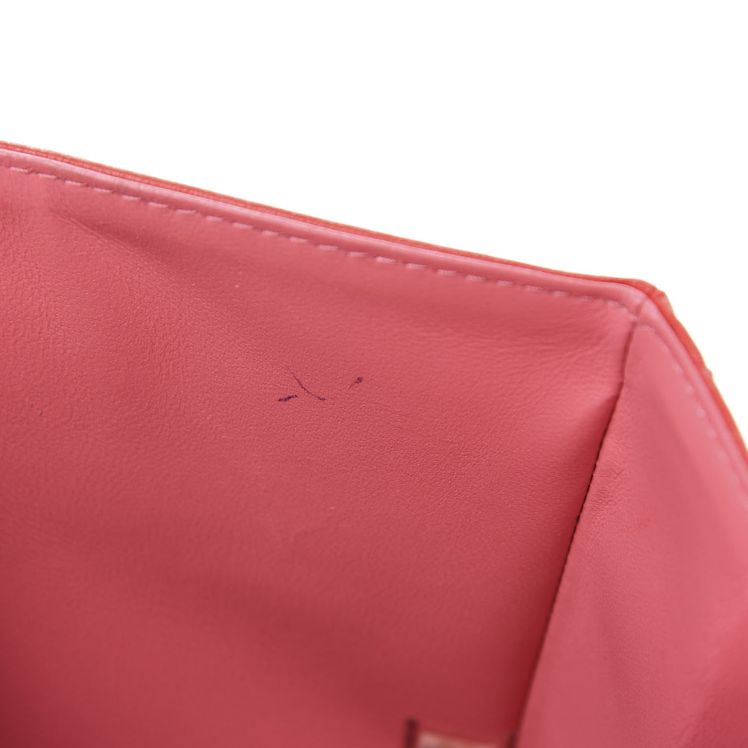 Chanel Sheepskin Chevron Quilted 2.55 Reissue 226 Flap Red 9 of 14
