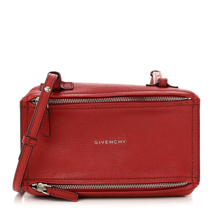 Givenchy Sugar Goatskin Mini Pandora Red 1 of 11