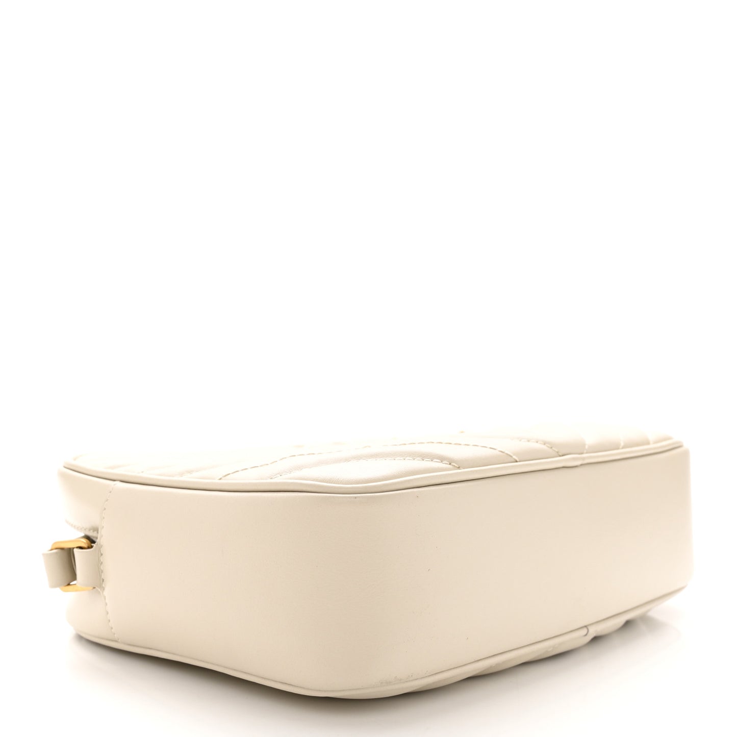 Calfskin Matelasse Monogram Lou Camera Bag Crema Soft