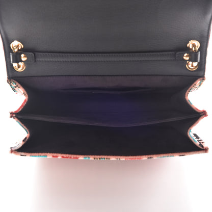 Fendi Velvet Vitello Dolce Fun Fair Kan I Shoulder Bag Strawberry Multicolor 5 of 9