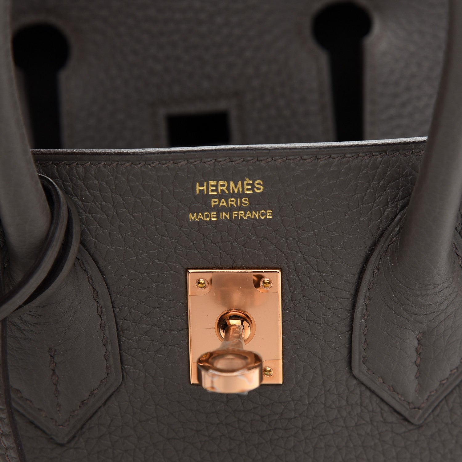 Hermes Togo Birkin 25 Etain 5 of 9