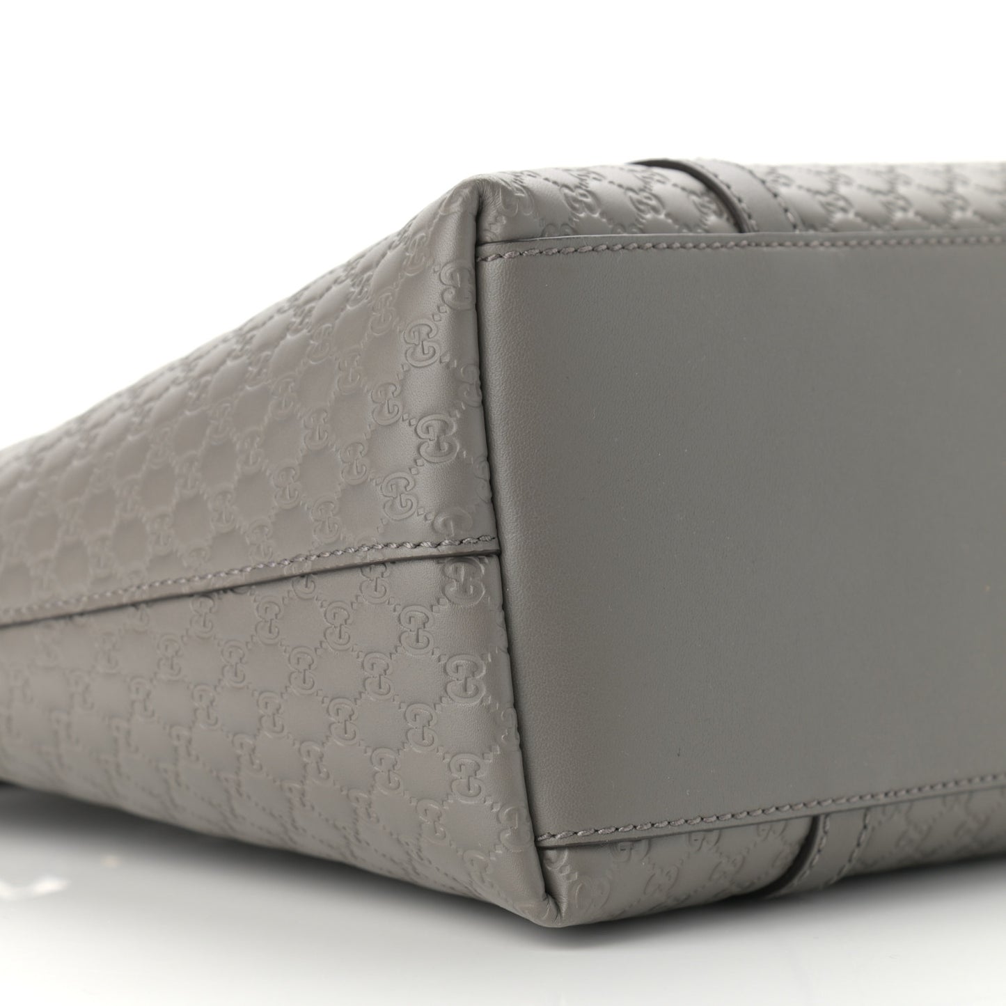 Soft Microguccissima Small Zippered Satchel Loess