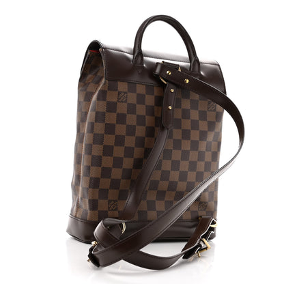 Louis Vuitton Damier Ebene Soho Backpack 3 of 9