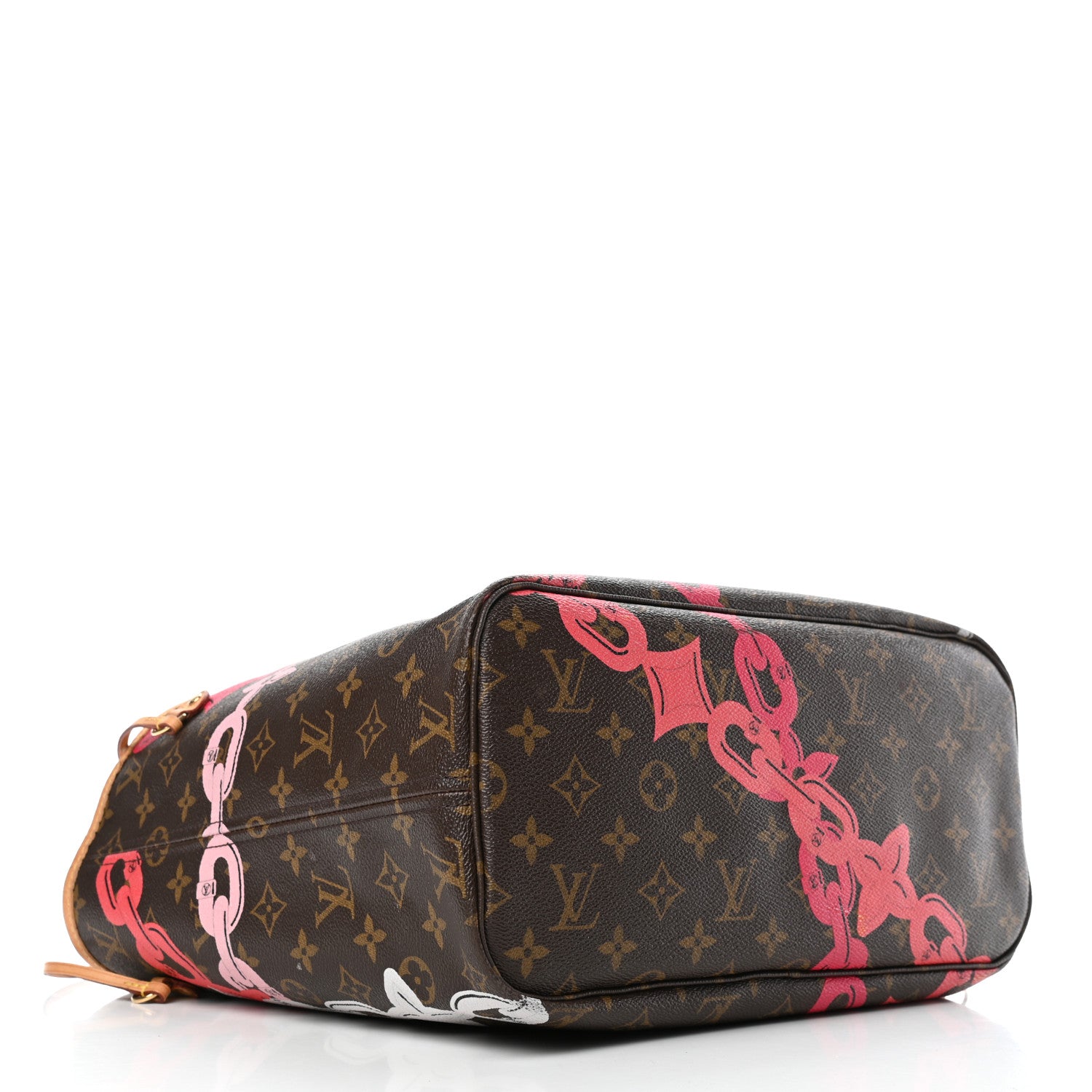 Louis Vuitton Monogram Bay Neverfull MM Rose Ballerine Poppy 3 of 5