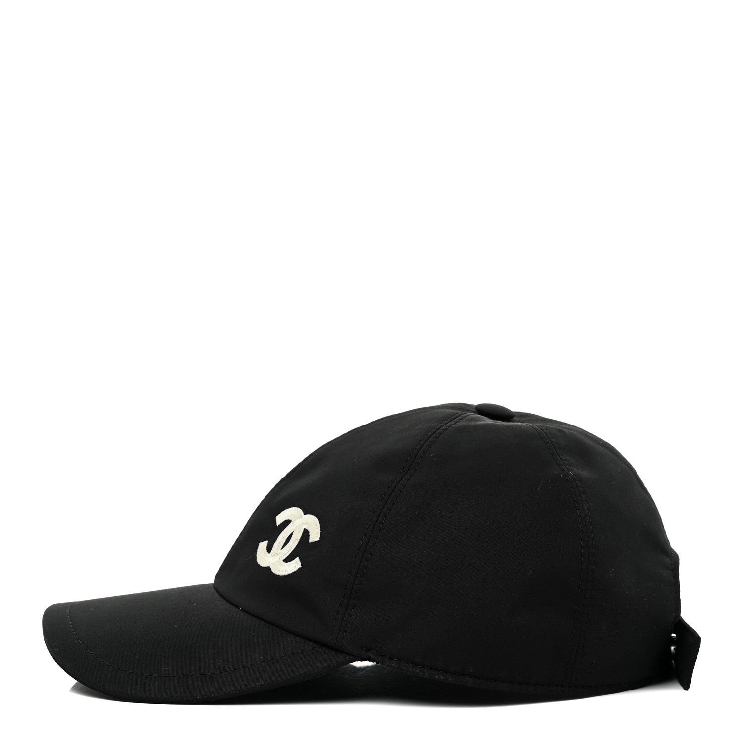 Chanel Cotton CC Cap Hat Black 4 of 10