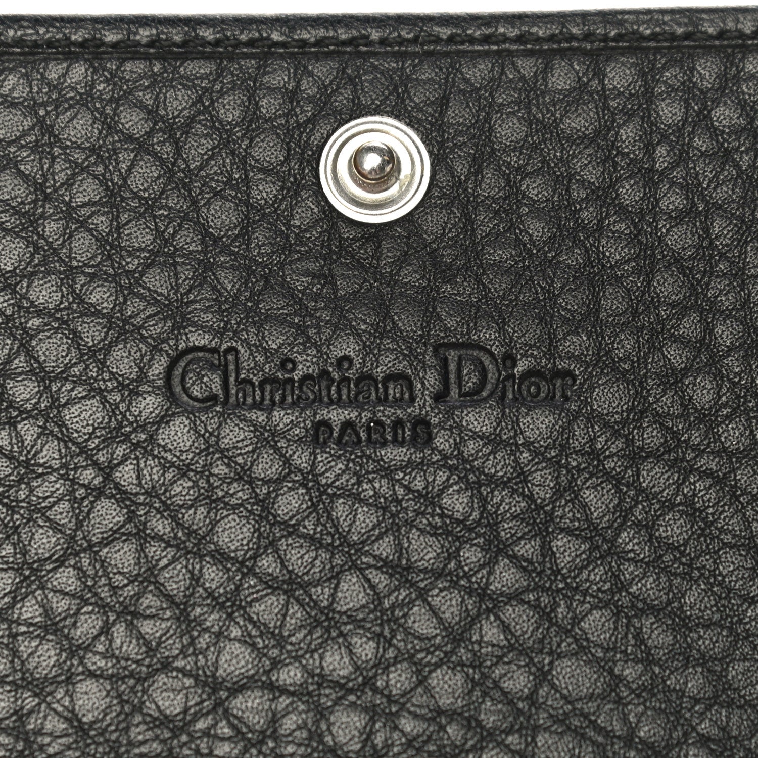 Christian Dior Monogram Card Holder Black 6 of 10