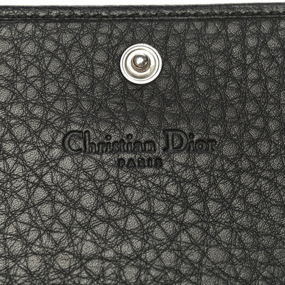 Christian Dior Monogram Card Holder Black 6 of 10