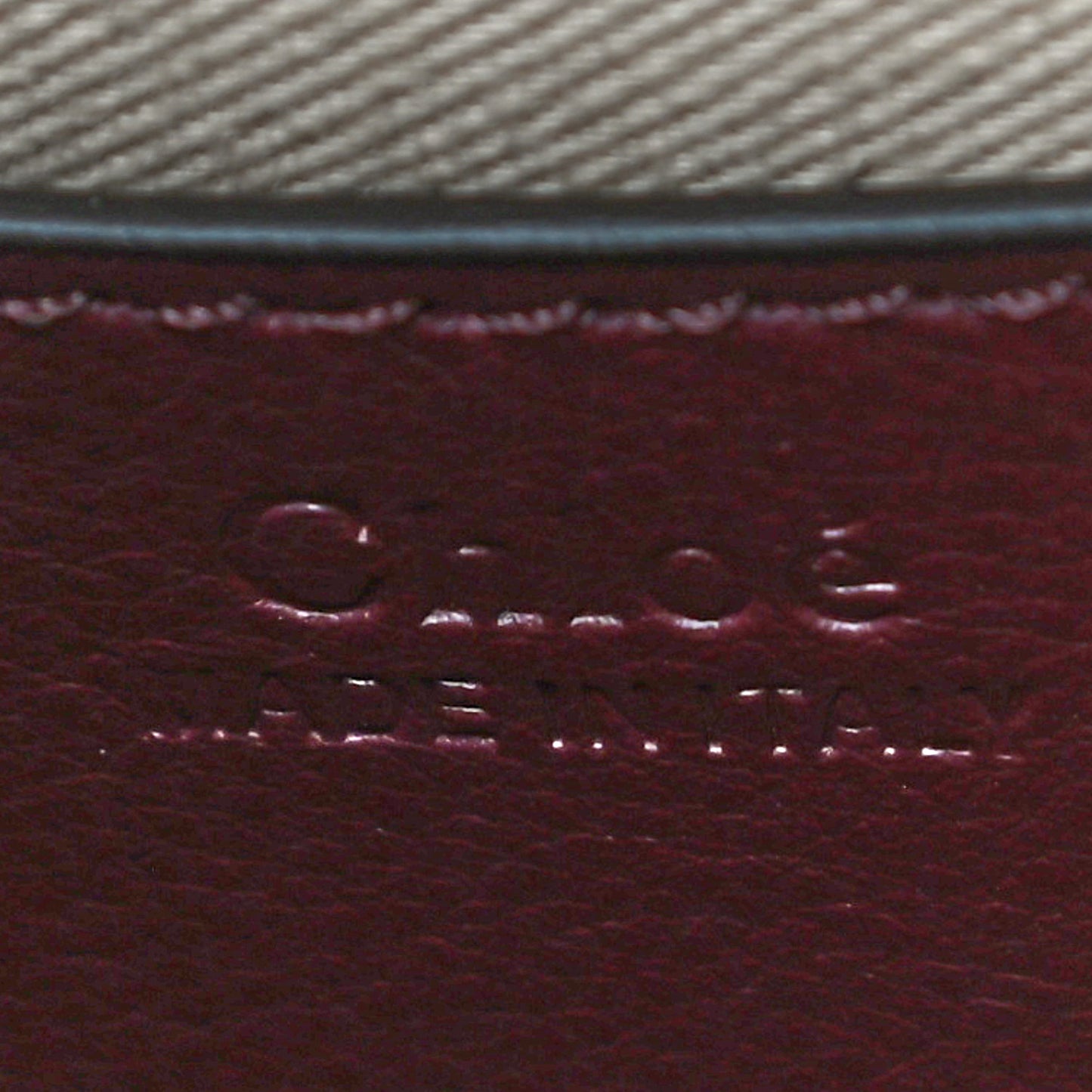 Velvet Calfskin Geometric Small Tess Bag Beige Brown