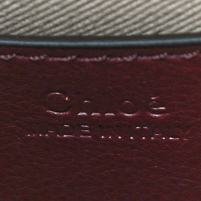 Chloe Velvet Calfskin Geometric Small Tess Bag Beige Brown 6 of 17