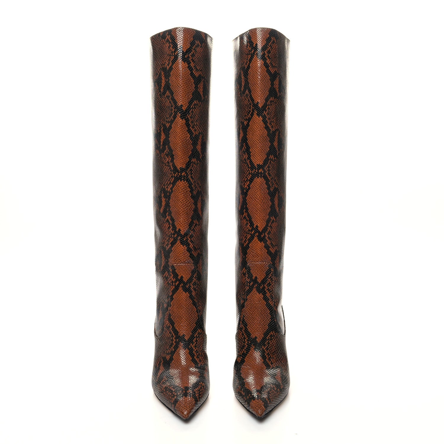 Jimmy Choo Snake Printed Mavis 85 Tall Boots 36.5 2 of 6