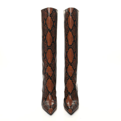 Jimmy Choo Snake Printed Mavis 85 Tall Boots 36.5 2 of 6
