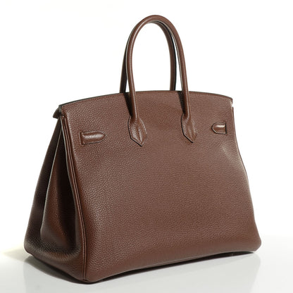 Hermes Togo Birkin 35 Brulee 3 of 28