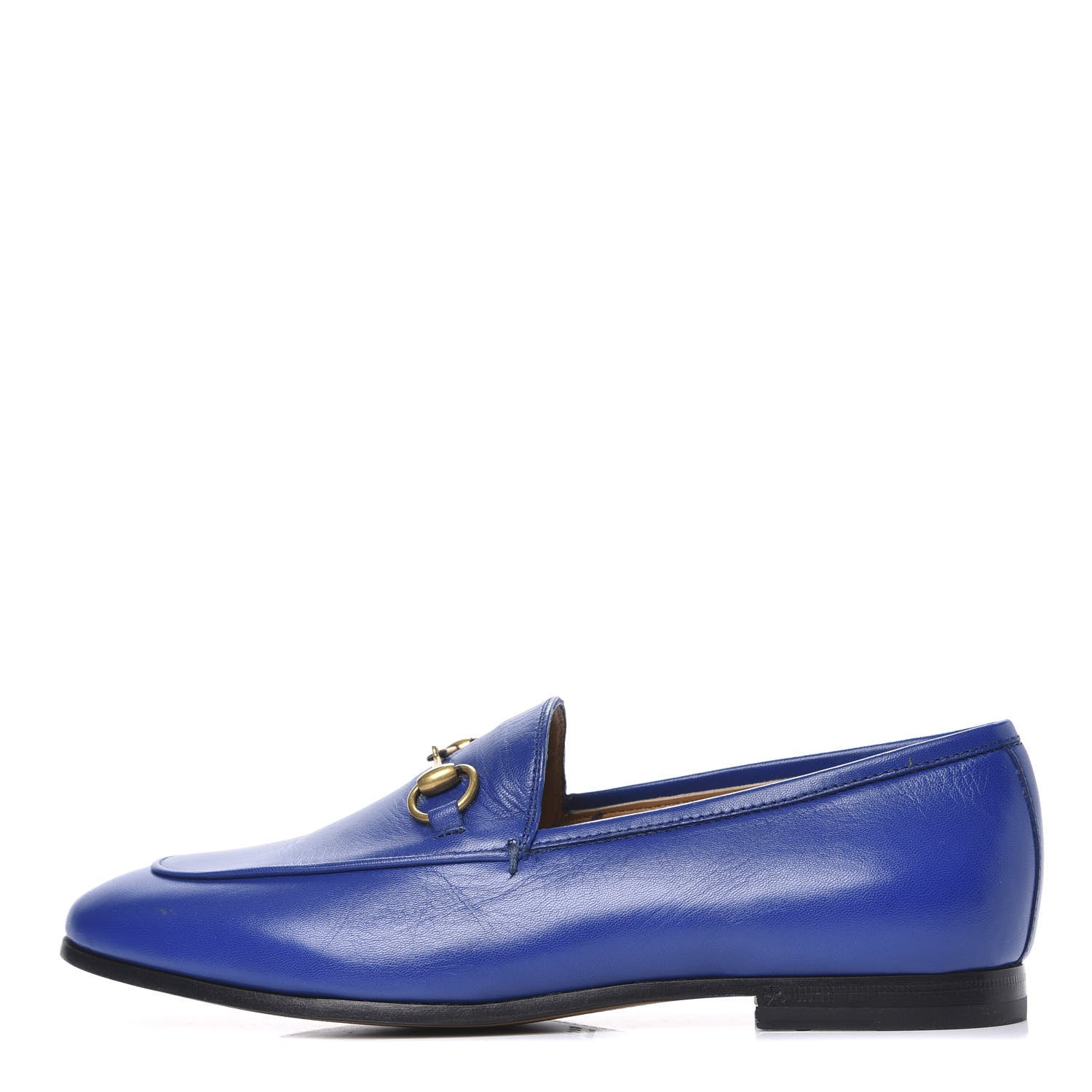 Gucci Malaga Kid Womens Jordaan Loafers 36 Electric Blue 1 of 11