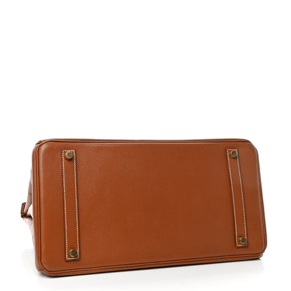 Hermes Courchevel Birkin 35 Gold 5 of 19