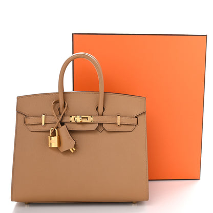 Hermes Epsom Birkin Sellier 25 Biscuit 11 of 11