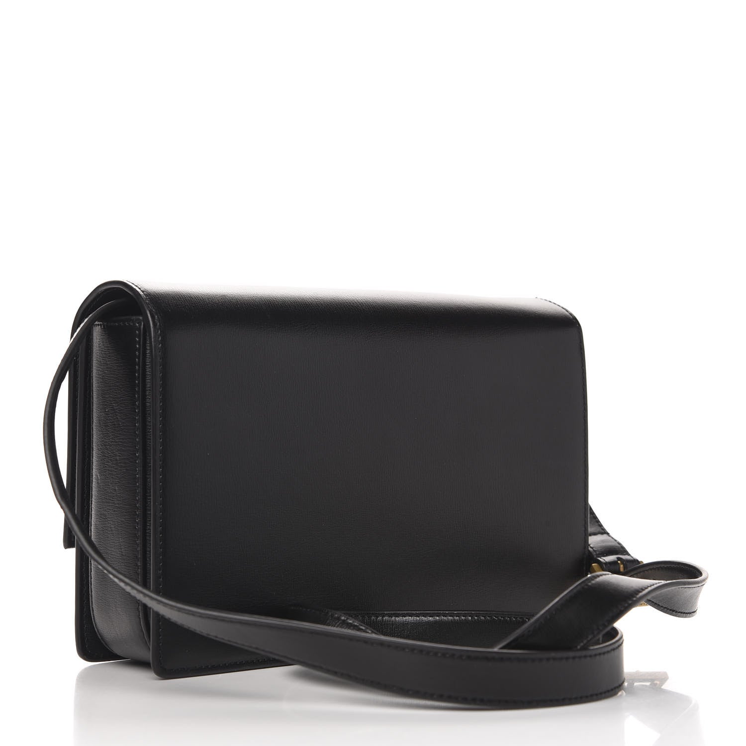 Saint Laurent Smooth Calfskin Suede Medium Bellechasse Black 3 of 11