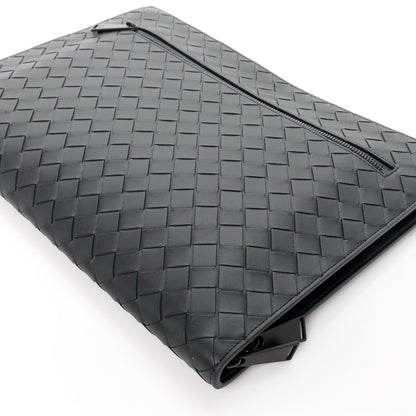 Bottega Veneta Calfskin Intrecciato Document Case Black 13 of 13