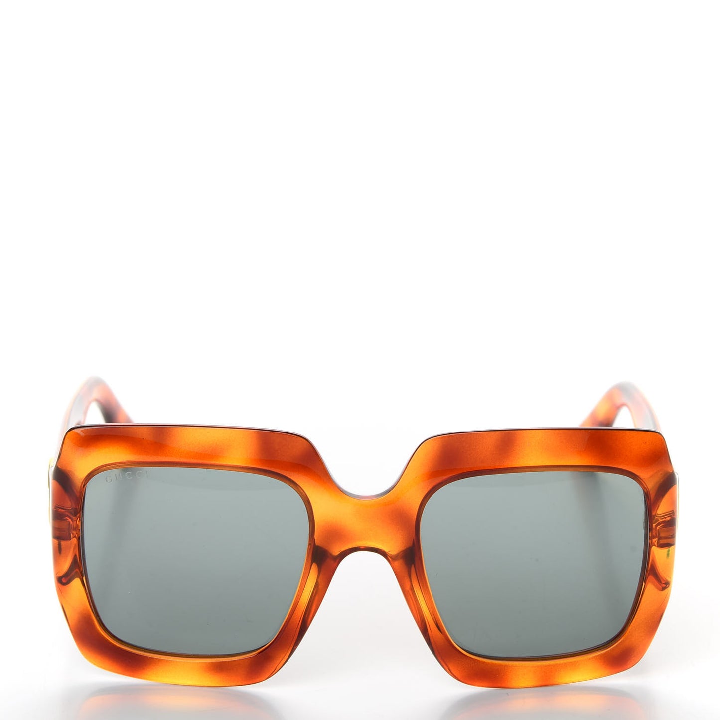 Acetate Square Frame Sunglasses GG0053S Havana