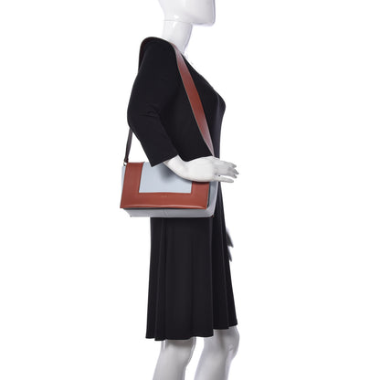 Celine Shiny Smooth Calfskin Medium Frame Shoulder Bag Maple Frost 2 of 9