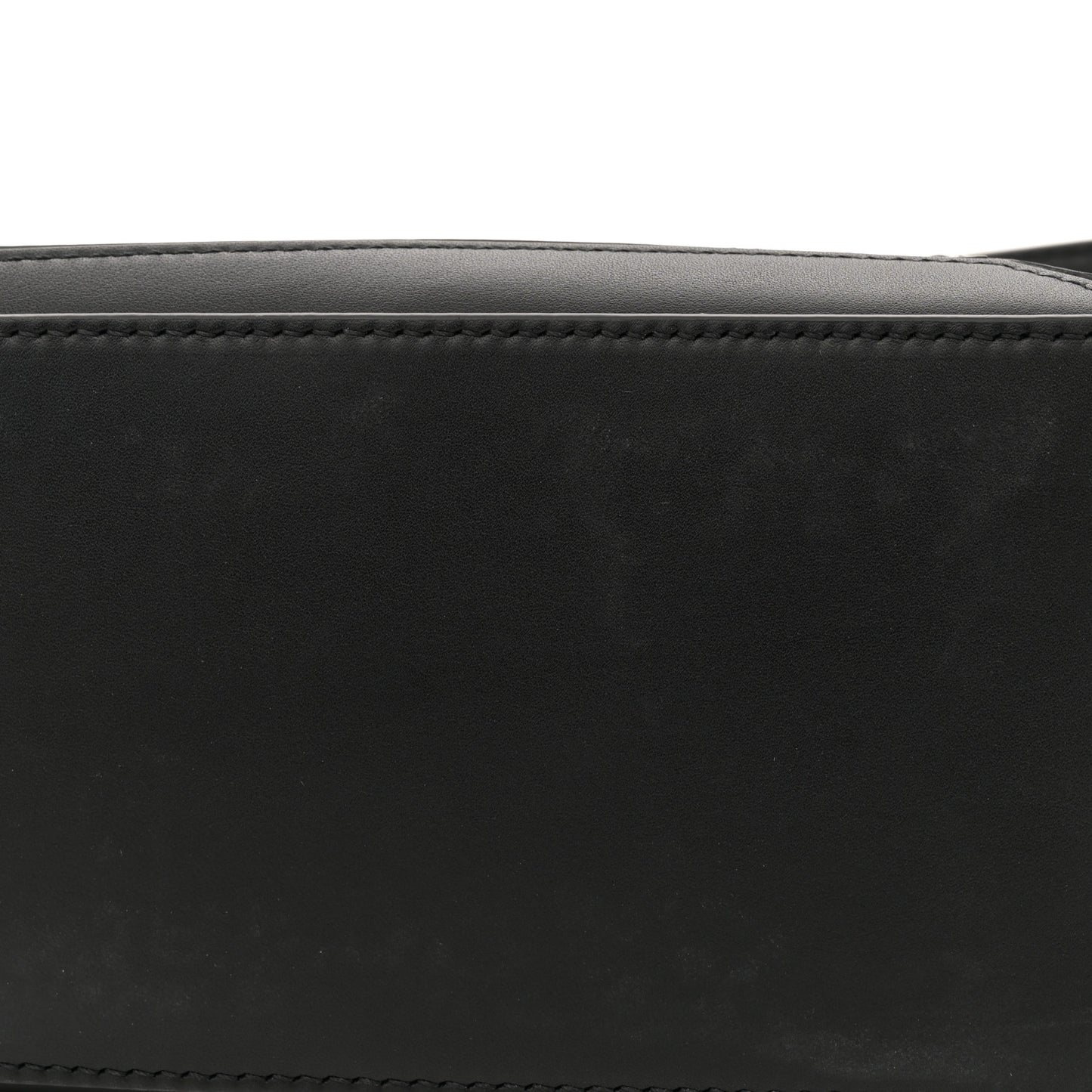 Calfskin Small Woven Puzzle Bag Black