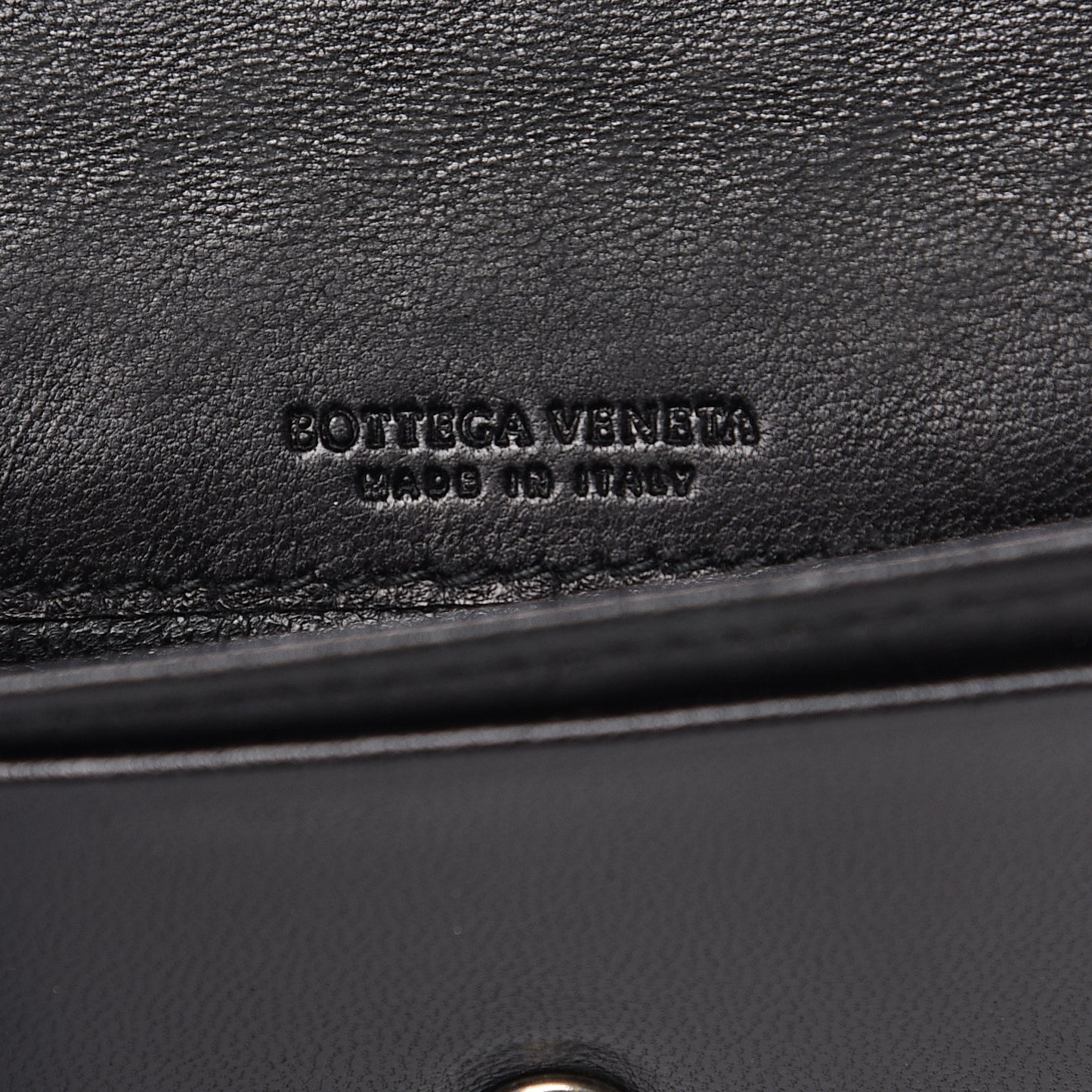 Nappa Intrecciato Card Holder Black