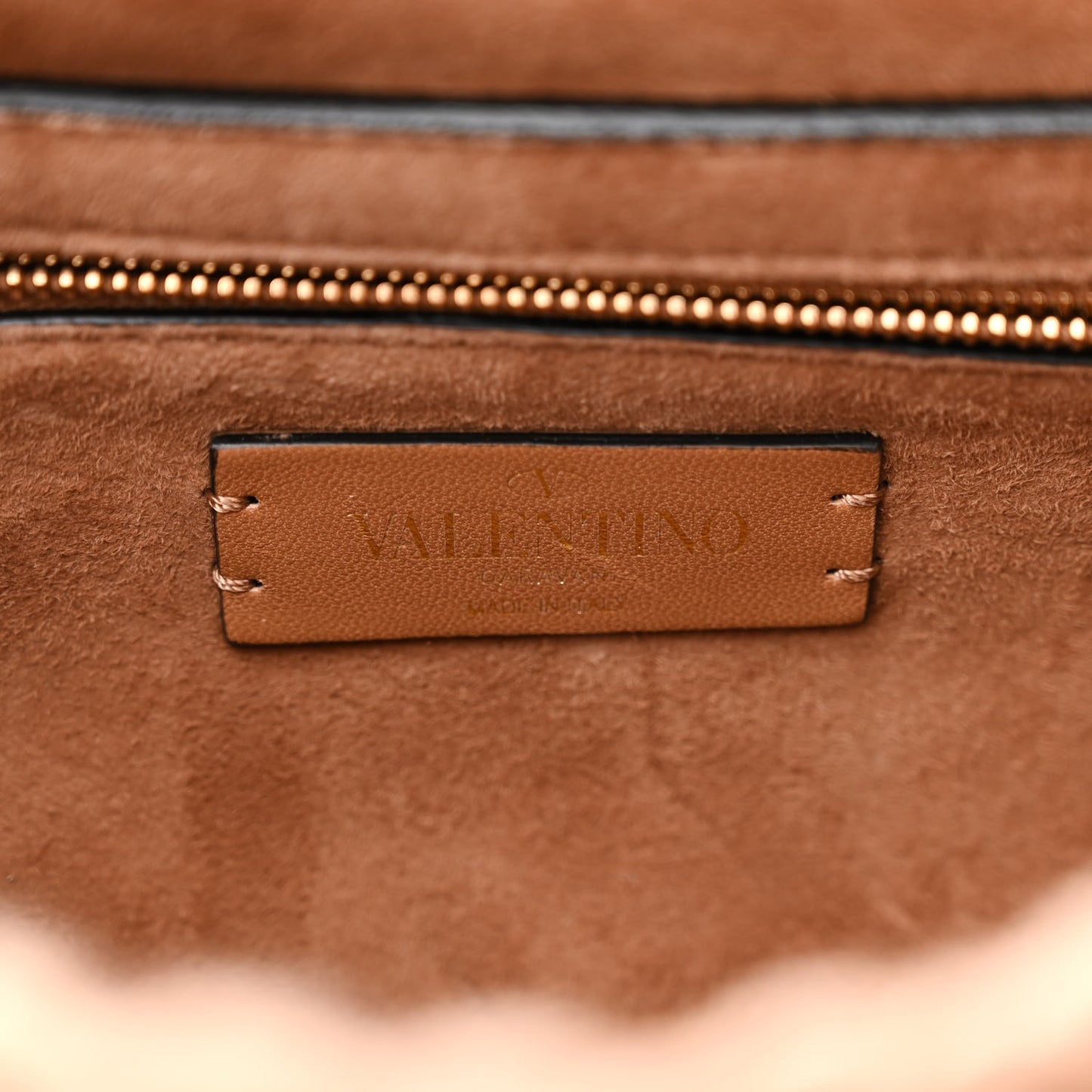Cashmere Medium Roman Stud Shoulder Bag Brown