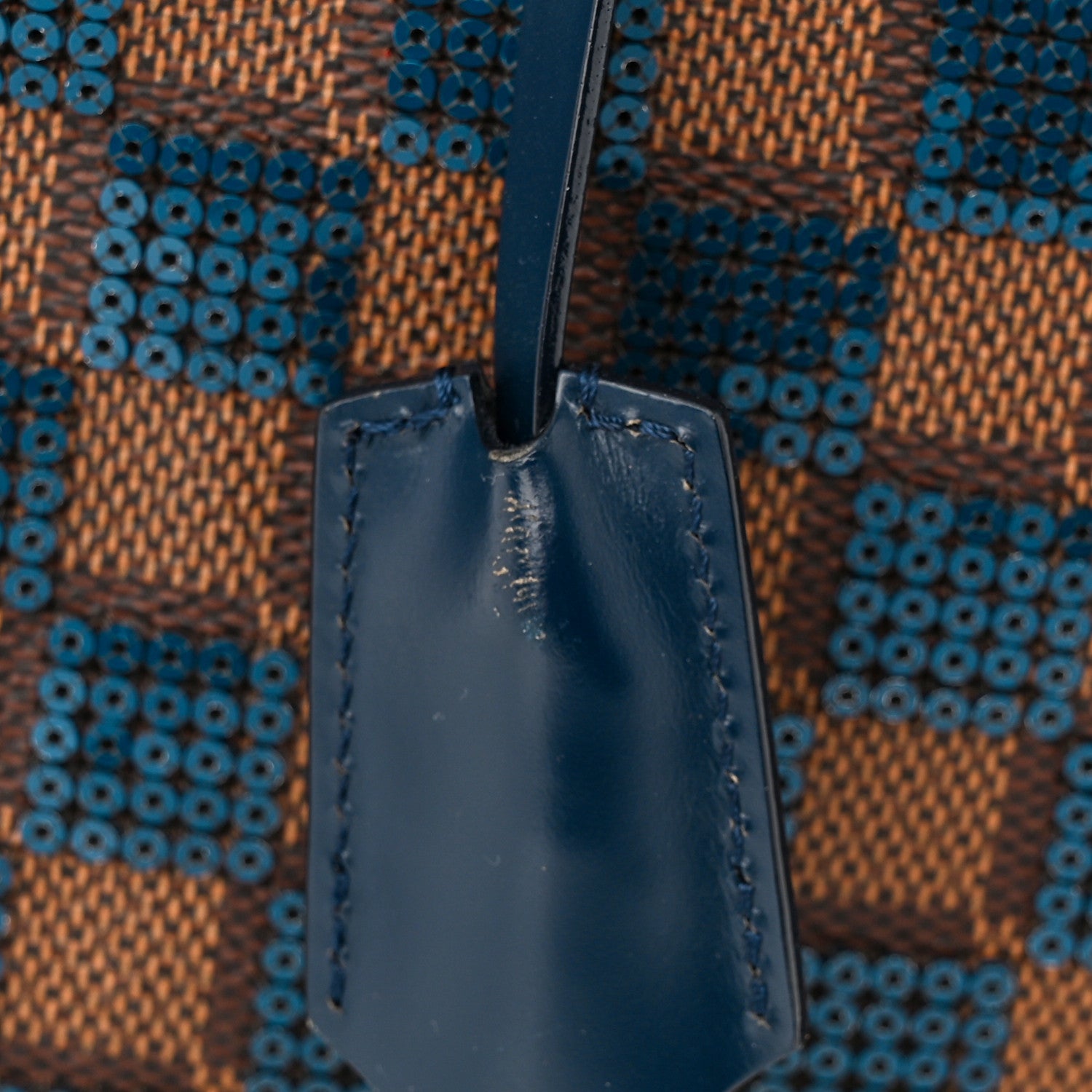 Louis Vuitton Damier Paillettes Speedy 30 Blue 11 of 13