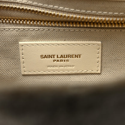 Saint Laurent Terry Patchwork Monogram Medium Jamie Tropical Sand 6 of 10