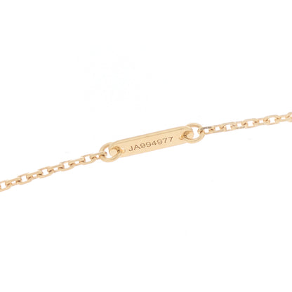 Van Cleef & Arpels 18K Yellow Gold Mother of Pearl Sweet Alhambra Pendant Necklace 3 of 5