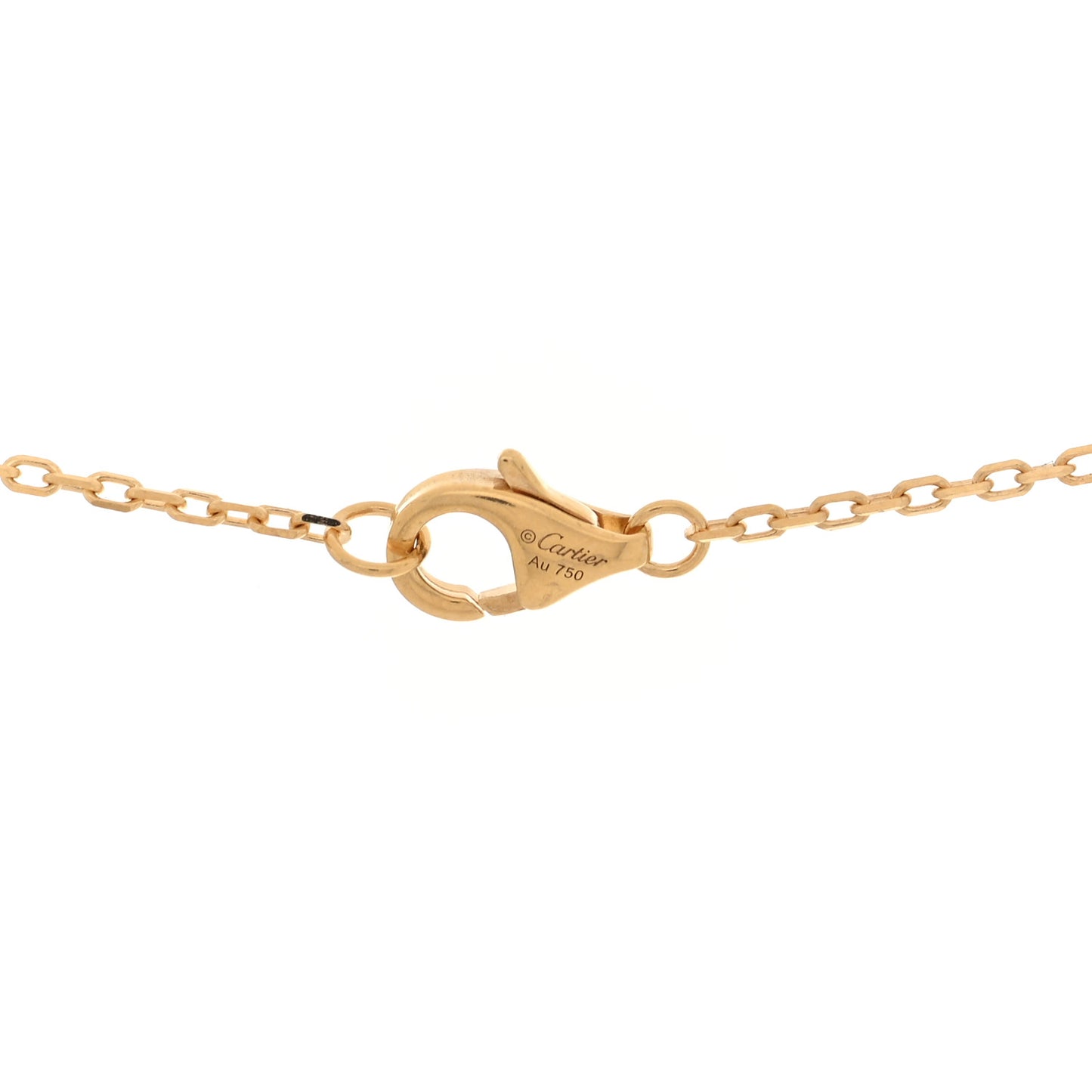 18K Yellow Gold Diamond Juste Un Clou Pendant Necklace