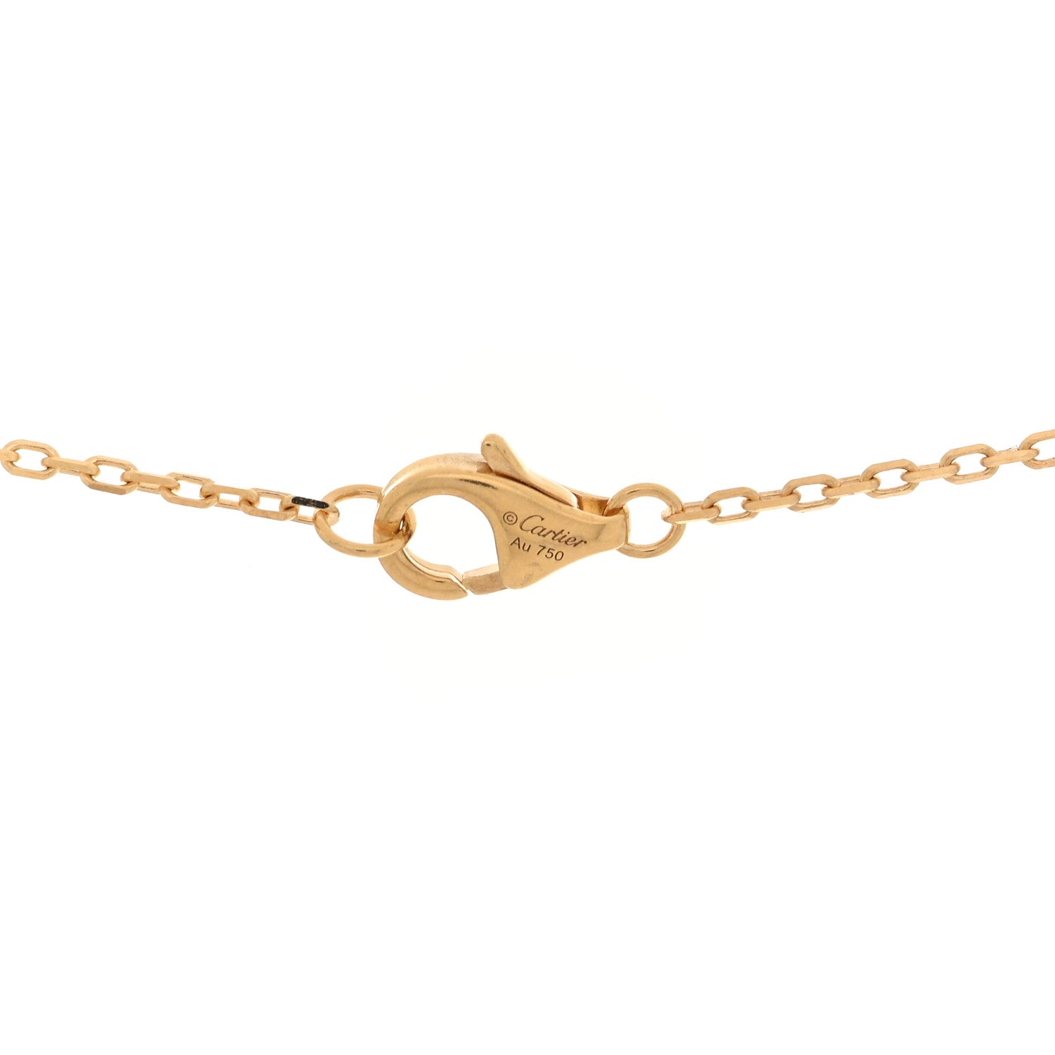 Cartier 18K Yellow Gold Diamond Juste Un Clou Pendant Necklace 4 of 5