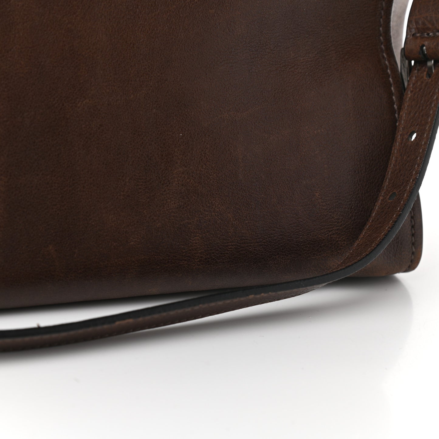 Glace Calf Twin Pocket Tote Bruciato