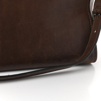 Prada Glace Calf Twin Pocket Tote Bruciato 16 of 17