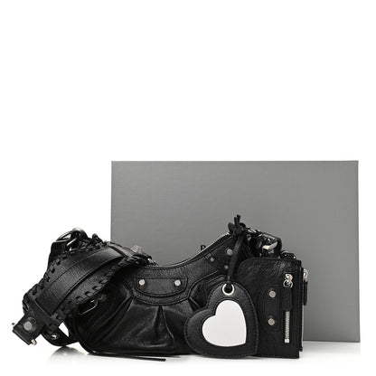 Balenciaga Agneau Arena Le Cagole Shoulder Bag XS Black 13 of 13