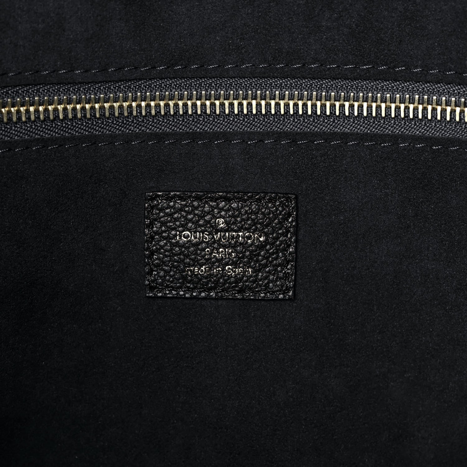 Louis Vuitton Empreinte Monogram Giant Neverfull MM Black 6 of 11