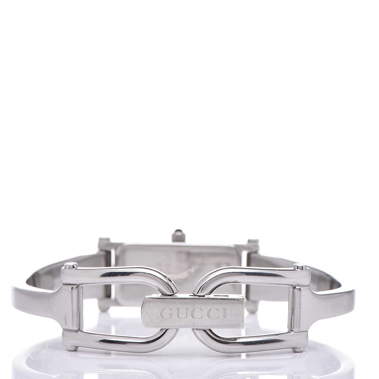 Stainless Steel Pink Mother of Pearl 12mm 1500L Horsebit Quartz Watch