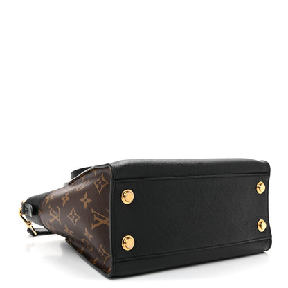 Louis Vuitton Calfskin Monogram On My Side PM Black 4 of 9