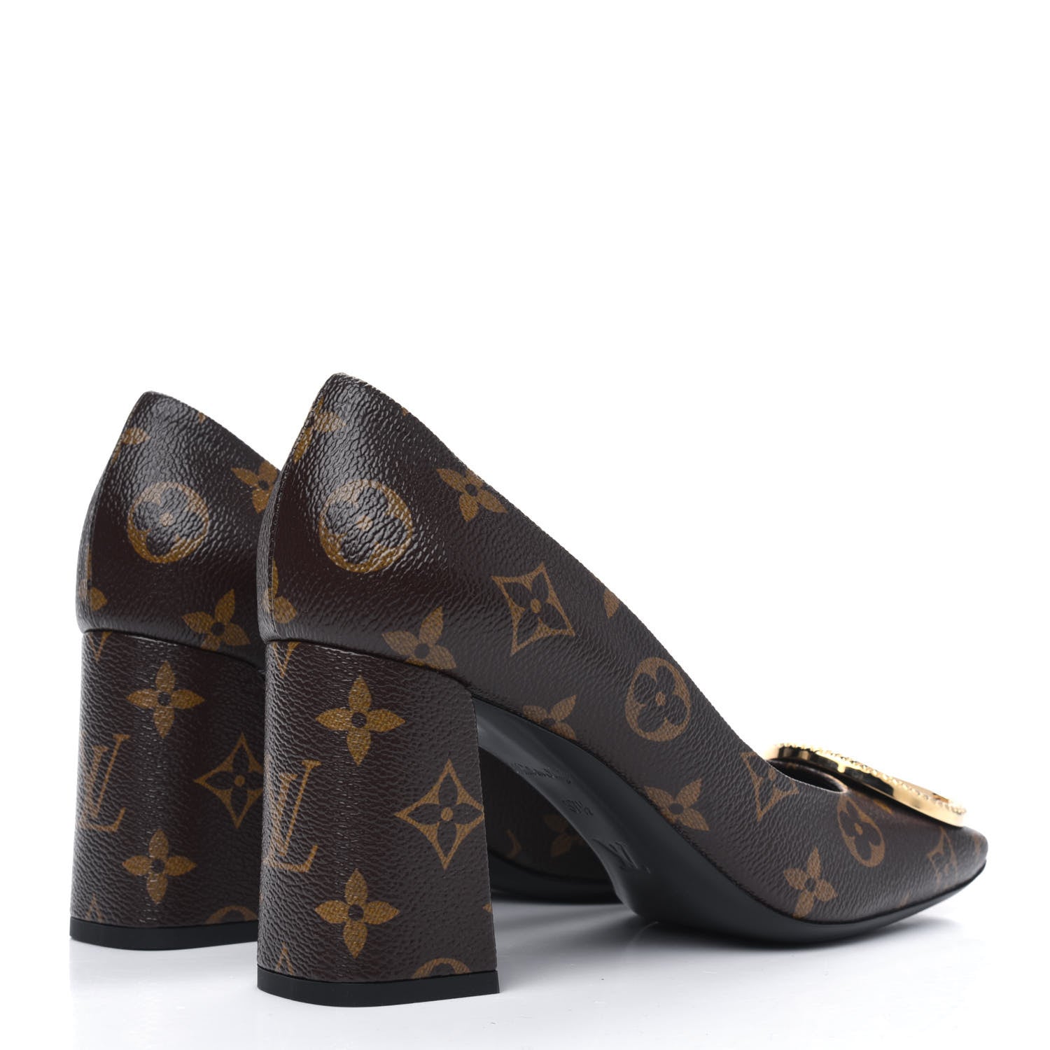 Louis Vuitton Monogram Madeleine Pumps 37.5 4 of 10