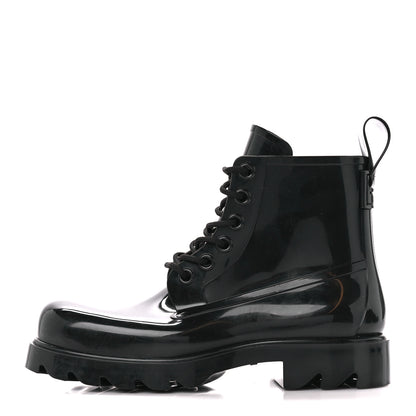 Bottega Veneta Rubber Stride Ankle Boots 39 Black 1 of 7