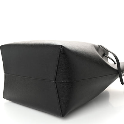 Mansur Gavriel Calfskin Mini Bucket Bag Black Royal Blu 11 of 12