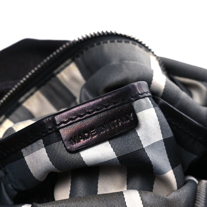 Burberry Calfskin Warrior Hobo Black 7 of 14