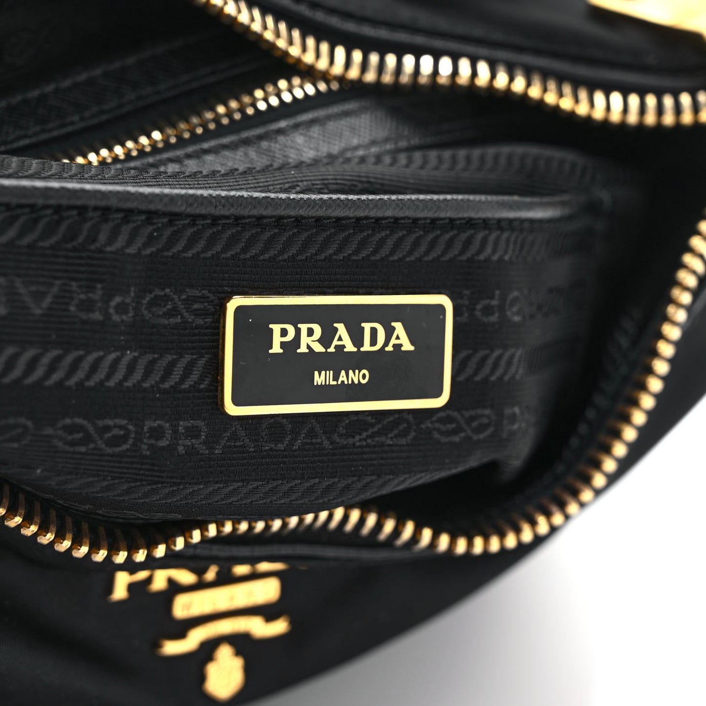 Tessuto Nylon Shoulder Bag Black