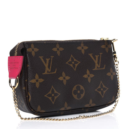Louis Vuitton Monogram 2020 Christmas Animation Roller Coaster Mini Pochette Accessories Pivoine 2 of 4