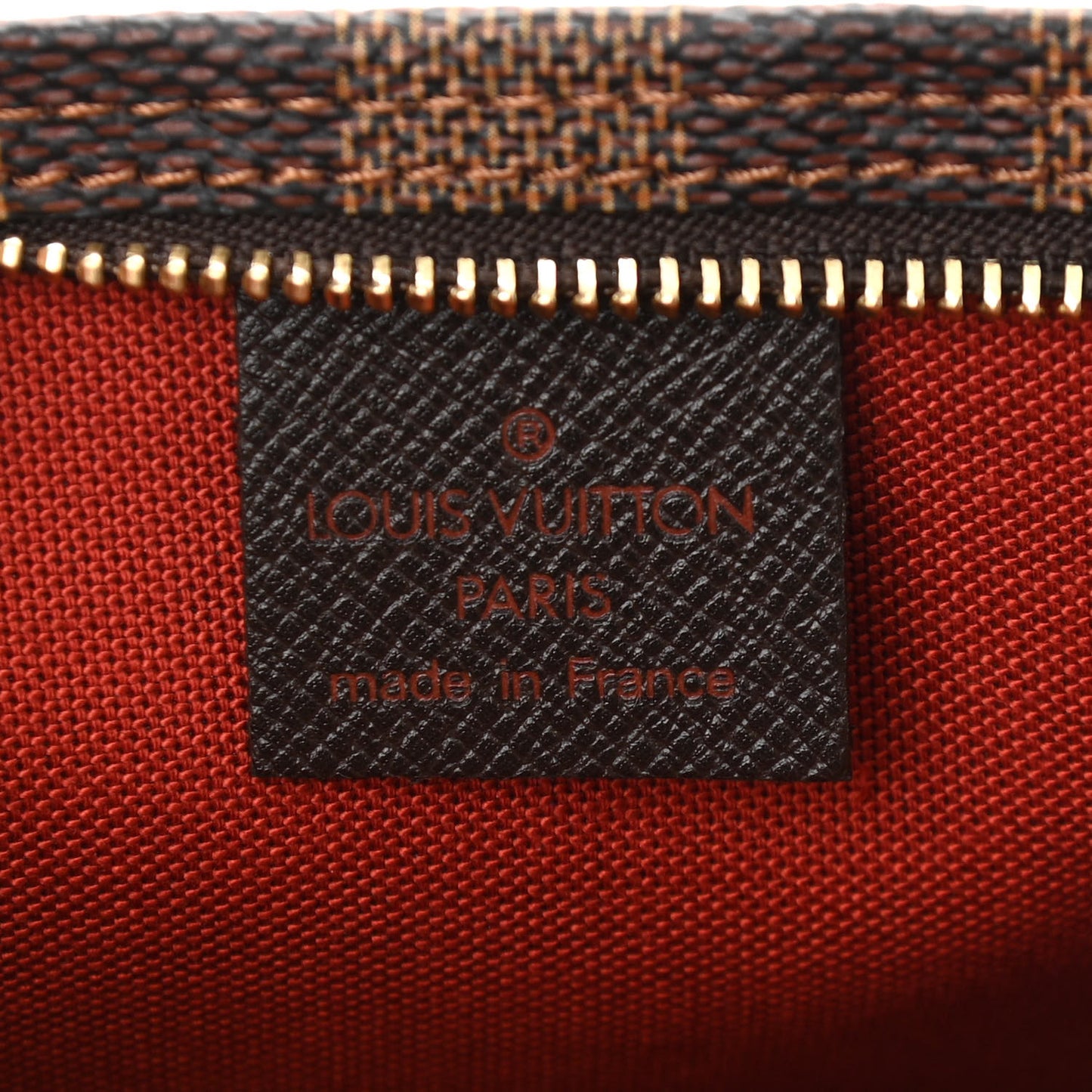 Damier Ebene Trousse Make Up Bag Pochette