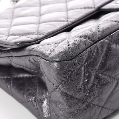 Chanel Metallic Aged Calfskin Quilted 2.55 Reissue 227 Flap Dark Silver 11 of 16